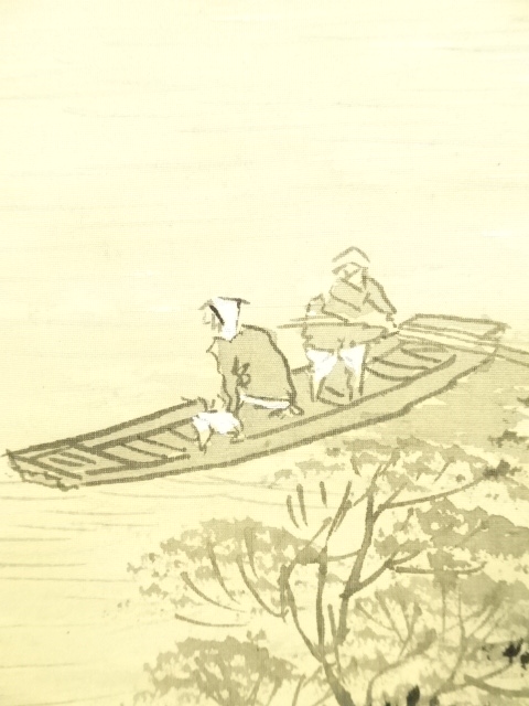 道具 ] - 道具 晴峰筆 山水図 肉筆絹本掛軸 | ネットショップ圭